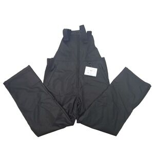 WhiteStorm Black Overalls Winter Apparel Size Large mens New Old Stock
